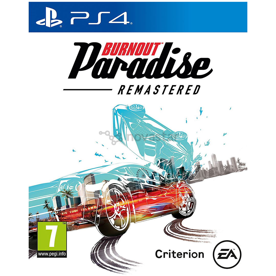 Žaidimas PS4 Burnout Paradise Remastered