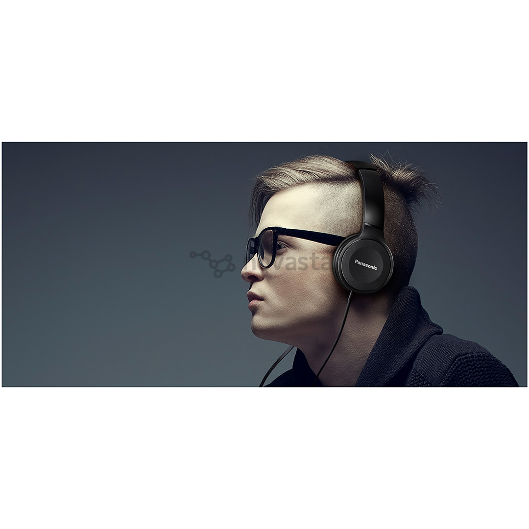Ausinės Panasonic RP-HF100, Juodos