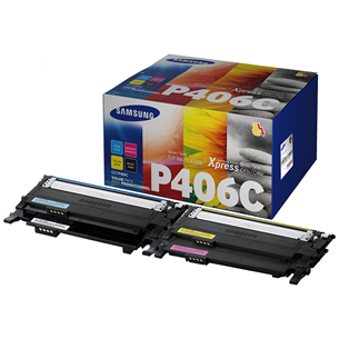 Tonerio kasečių rinkinys Samsung CLT-P406C Rainbow Kit SU375A