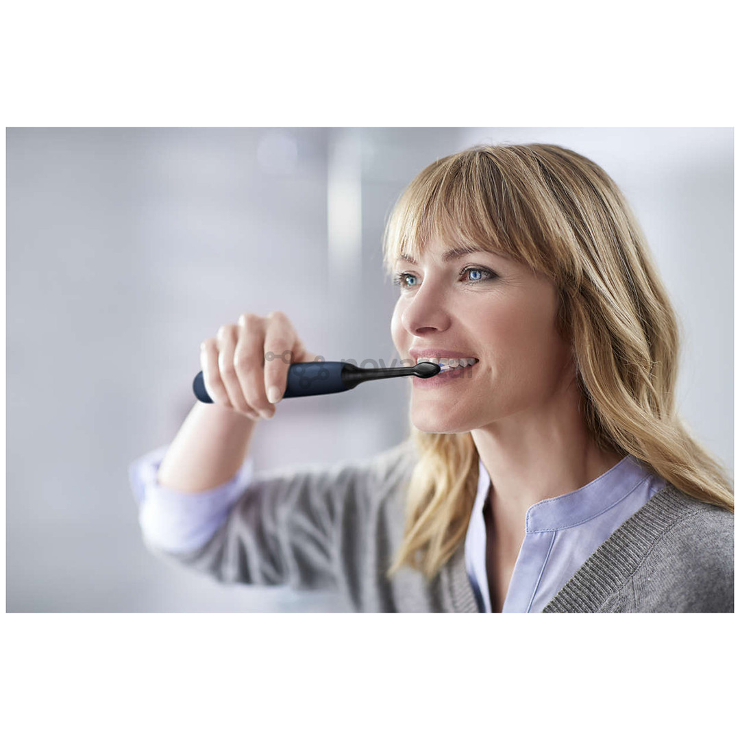 Philips Sonicare ProtectiveClean 6100, su kelioniniu dėklu, juodas/mėlynas - Elektrinis dantų šepetėlis