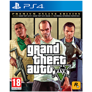 Игра Grand Theft Auto V Premium Online Edition для PlayStation 4