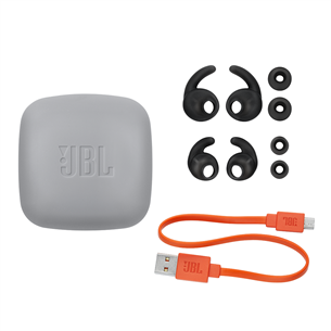 Ausinės JBL Reflect Mini 2, Belaidės, Juodos