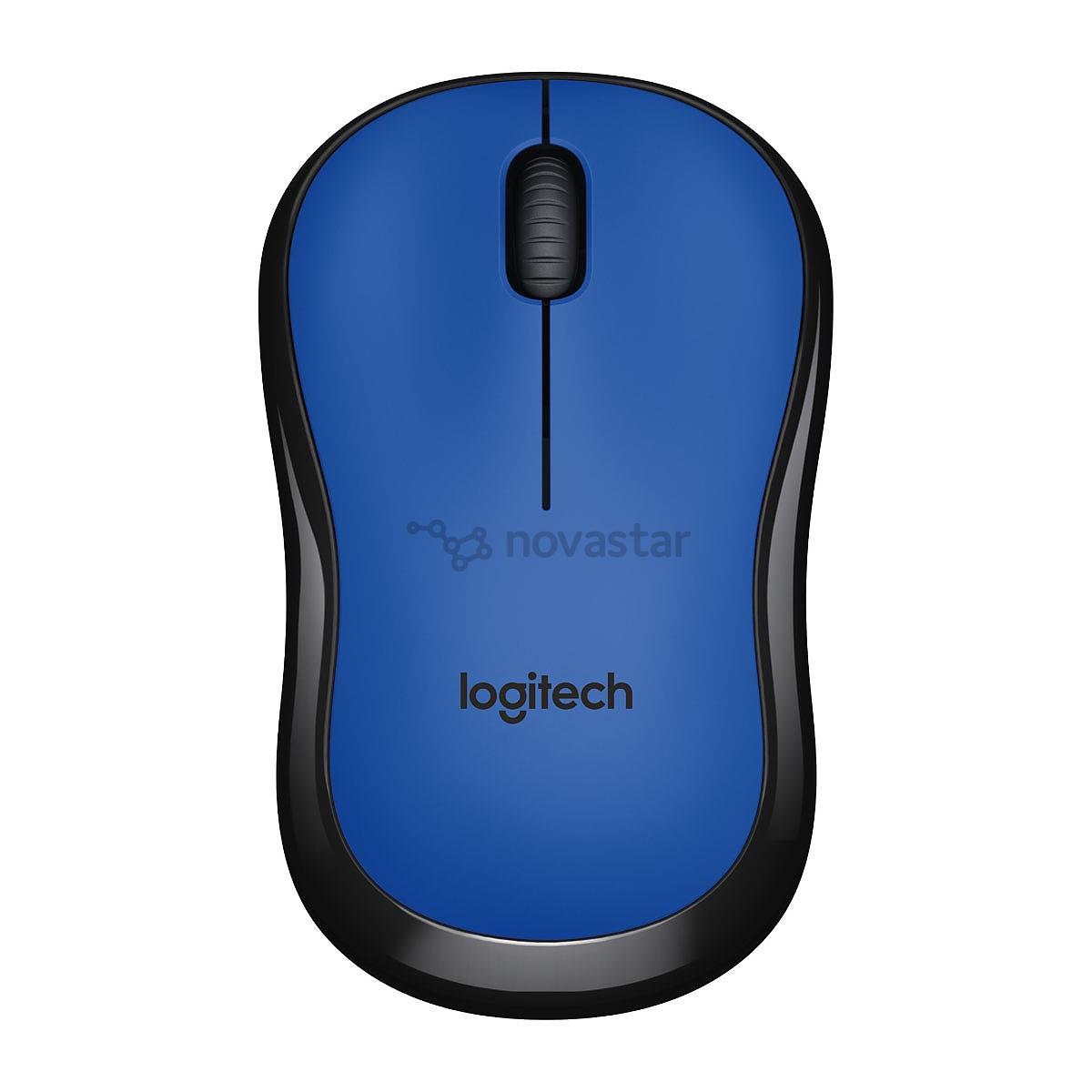 Pelė Logitech M220 Silent, Belaidė, Mėlyna
