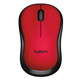 Pelė Logitech M220 Silent, Belaidė, Raudona