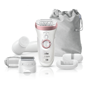 Braun Silk-épil 9 SensoSmart, baltas - Epiliatorius SES9880