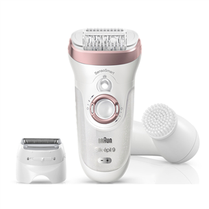 Braun Silk-epil 9 SensoSmart, белый/розовый - Эпилятор