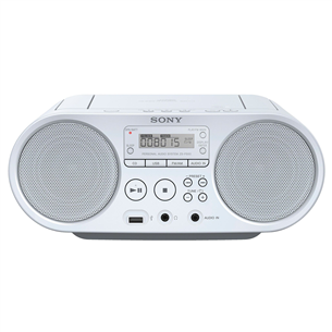 Magnetola Sony ZS-PS50, Balta ZSPS50W.CET