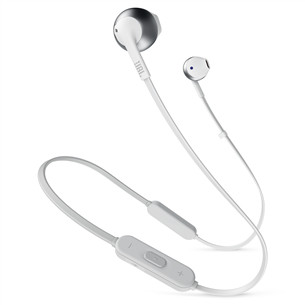 Ausinės JBL Tune 205BT, belaidės, Sidabrinės