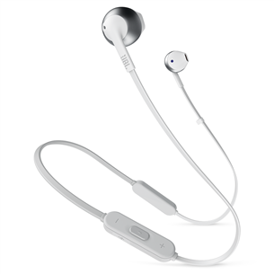 Ausinės JBL Tune 205BT, belaidės, Sidabrinės
