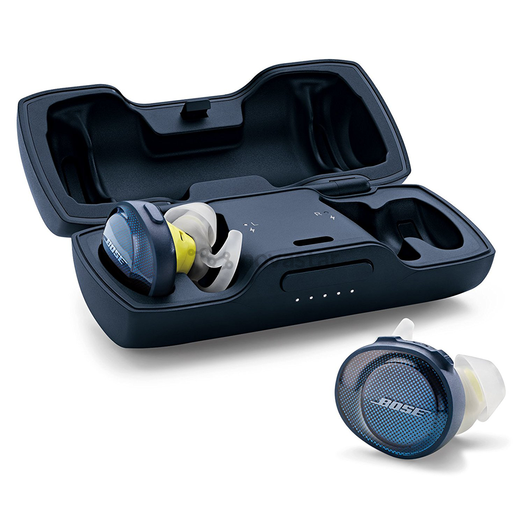 Ausinės Bose SoundSport Free, belaidės, Mėlynos
