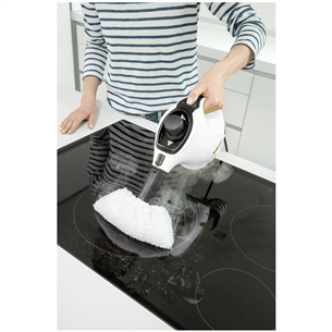 Kärcher SC1 Premium, white/black - Handheld steam cleaner
