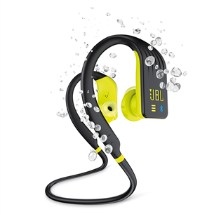 Ausinės JBL Endurance Dive, belaidės, Juodos/Geltonos