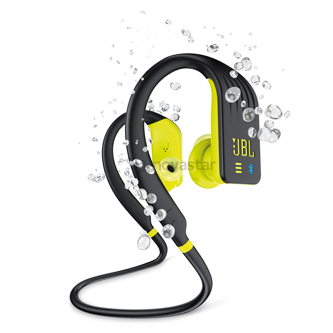 Ausinės JBL Endurance Dive, belaidės, Juodos/Geltonos