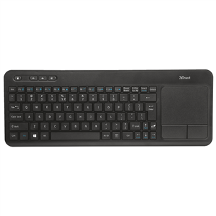 Klaviatūra Trust Veza Touchpad, Nordic, Belaidė