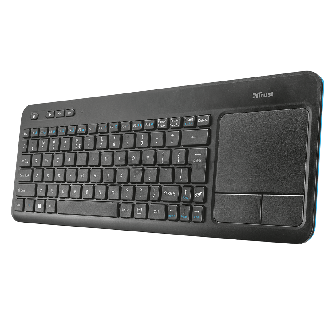 Klaviatūra Trust Veza Touchpad, Nordic, Belaidė