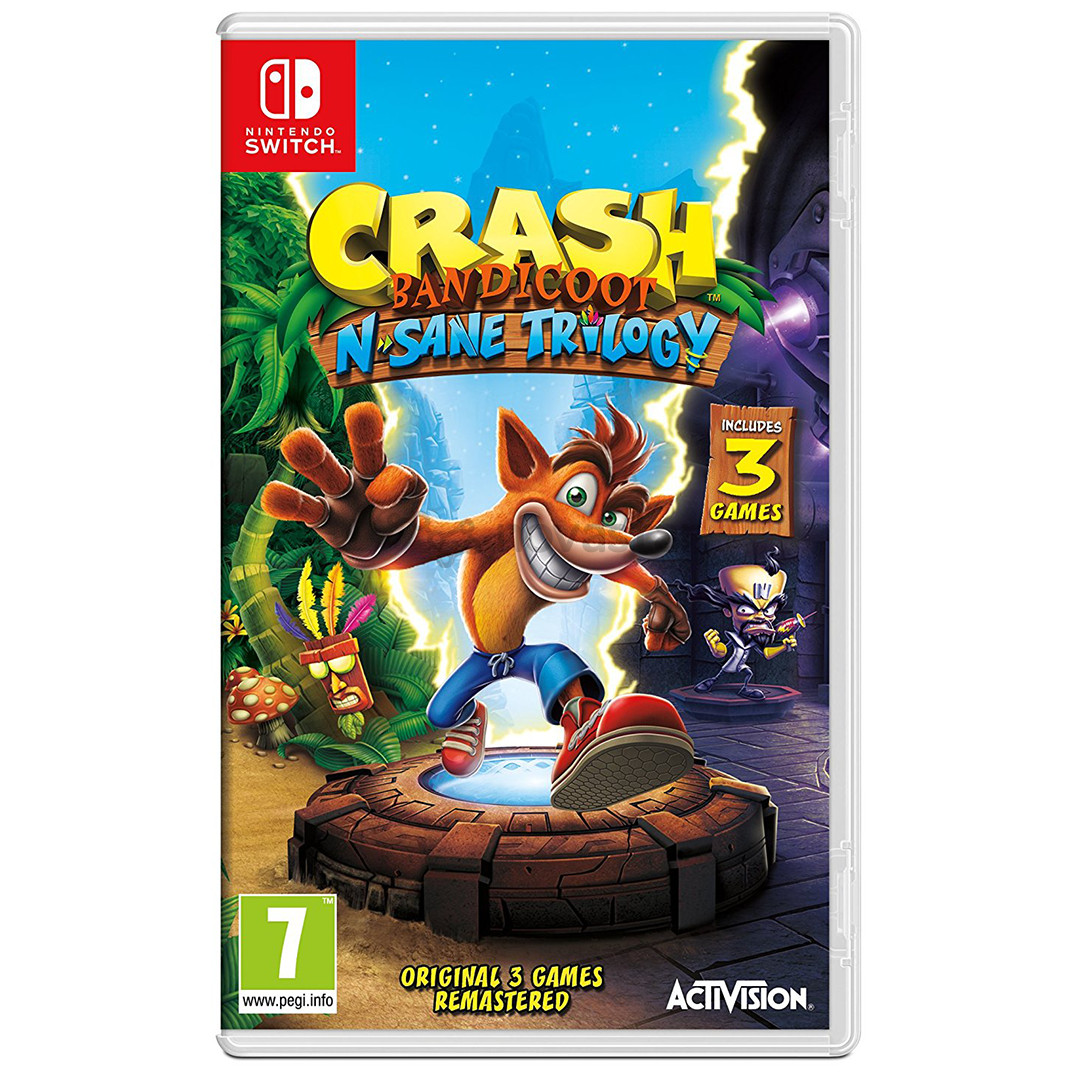 Žaidimas Nintendo Switch Crash Bandicoot N. Sane Trilogy