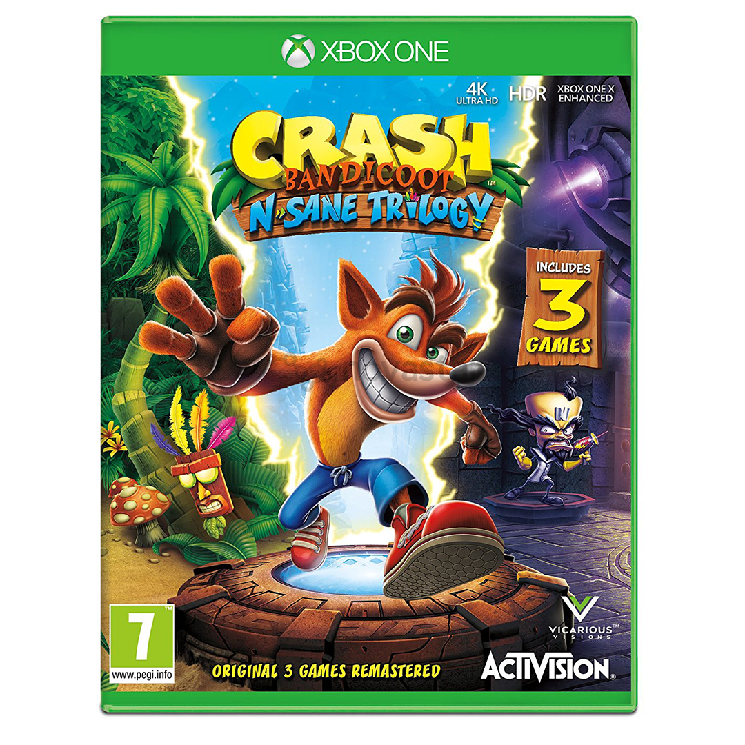 Žaidimas Xbox One Crash Bandicoot N. Sane Trilogy