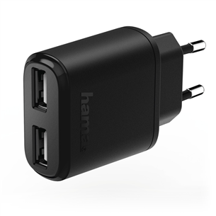 Įkroviklis Hama USBx2, 2.4A, 5V
