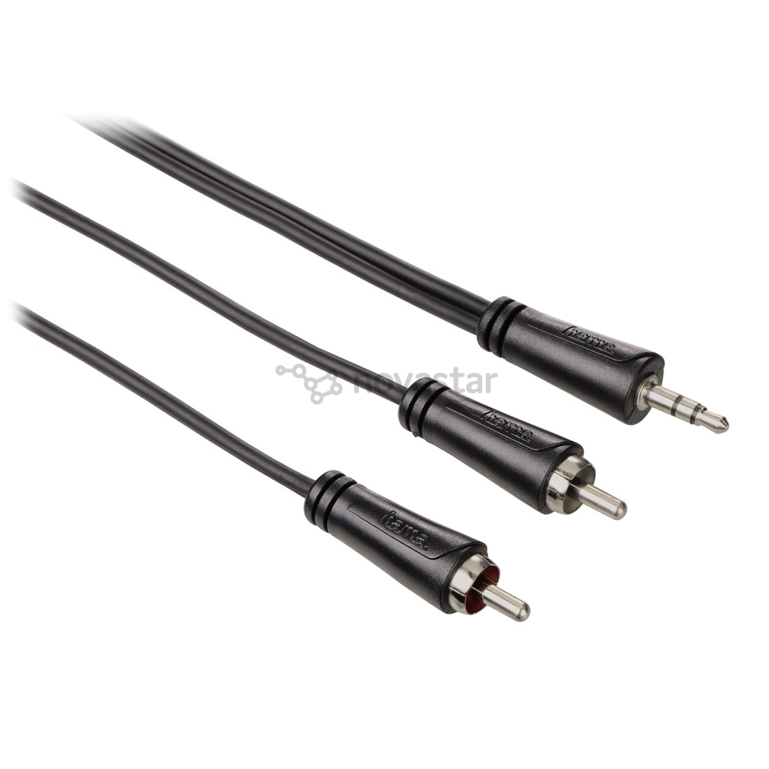 Laidas Hama 2xRCA - 3.5mm, 0.75m