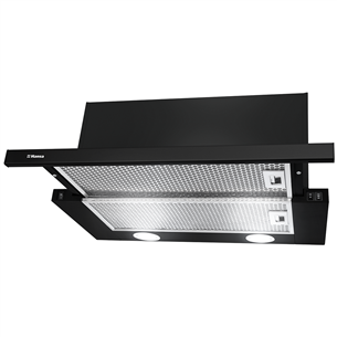 Hansa, 415 m³/h, width 60 cm, black - Built-in Cooker Hood