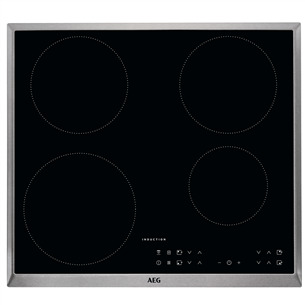AEG 3000 Basic, ширина 57,6 см, стальная рама, черный - Интегрируемая индукционная варочная панель
