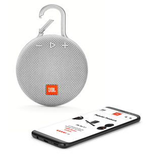 Belaidė kolonėlė JBL Clip 3, Balta