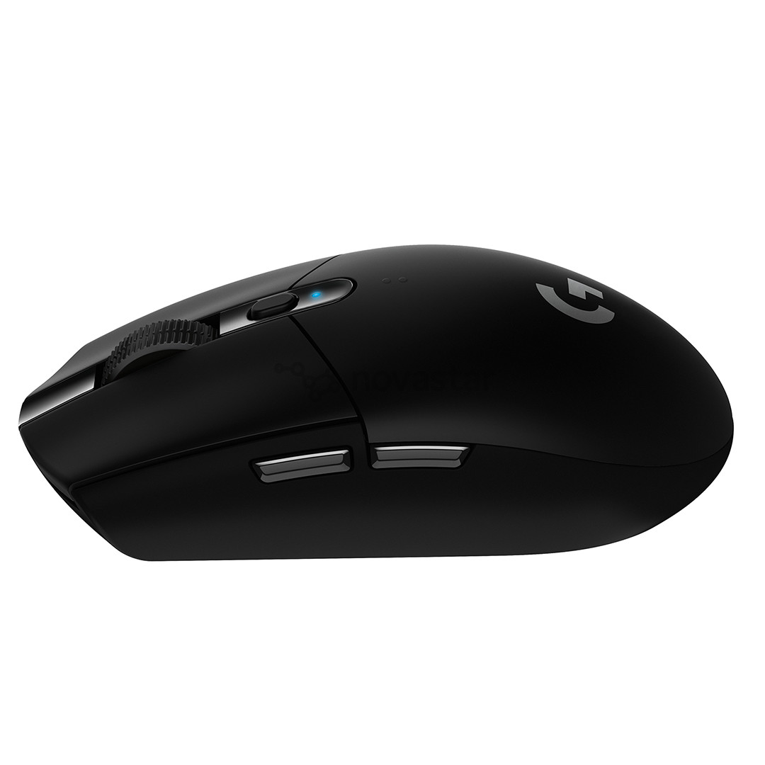 Logitech G305, juoda - Belaidė pelė
