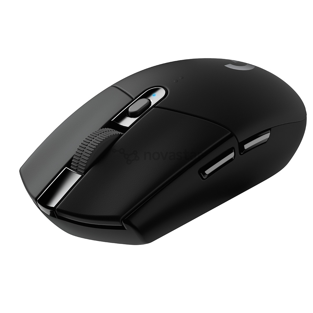 Logitech G305, juoda - Belaidė pelė