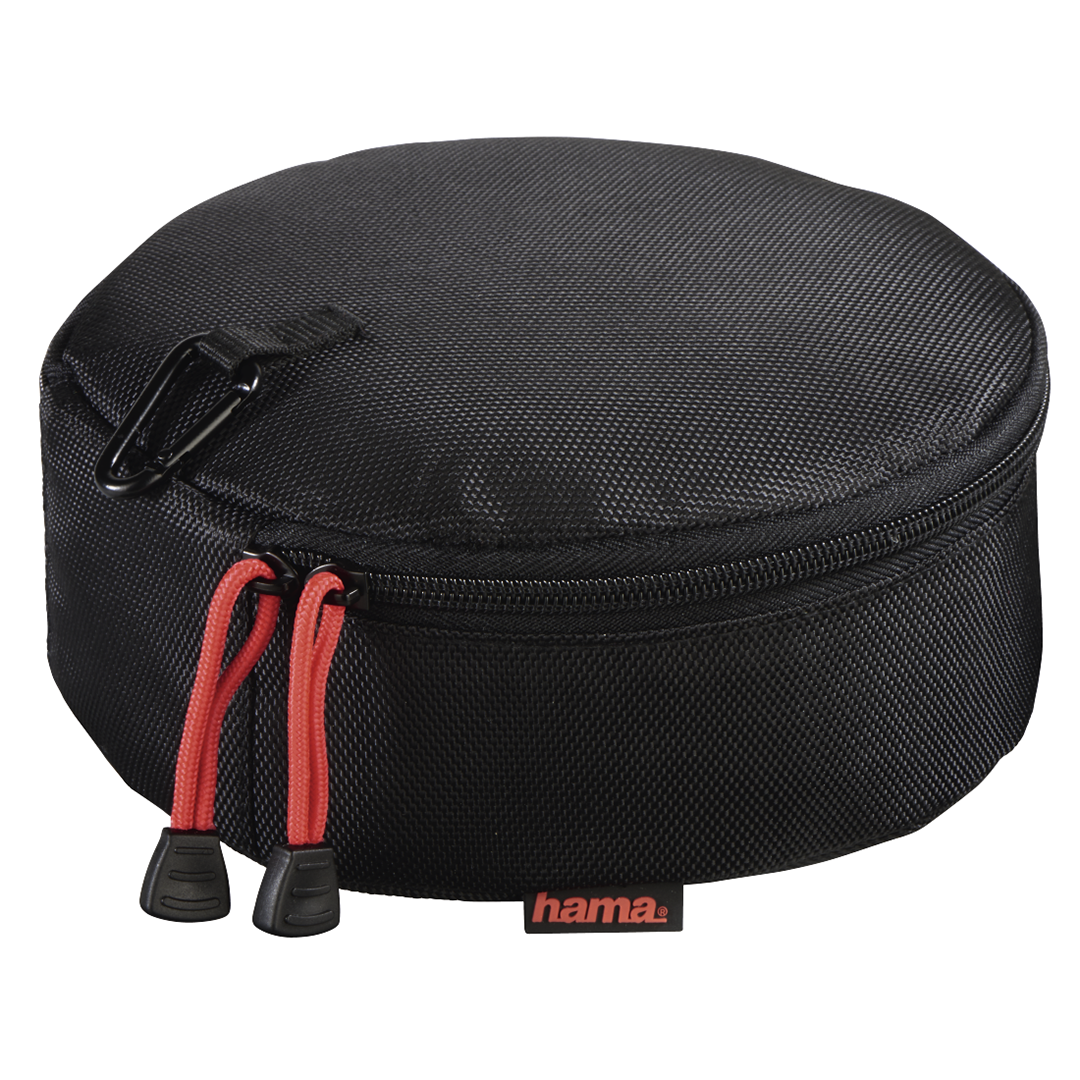 Dėklas ausinėms Hama 00122055, Juodos