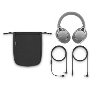 Ausinės Sony MDR-1AM2, Sidabrinės