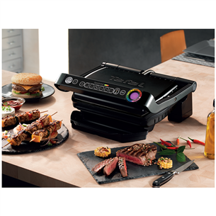 Tefal Optigrill+, 2000 Вт, черный - Электрический гриль