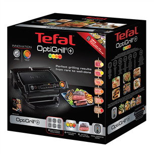 Tefal Optigrill+ GC712834, 2000 W, juodas - Elektrinis grilis