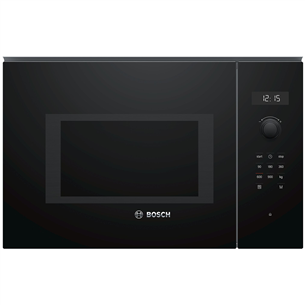 Bosch, 25 L, 900 W, black - Built-in Microwave Oven