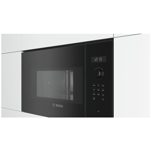 Bosch, 25 L, 900 W, black - Built-in Microwave Oven