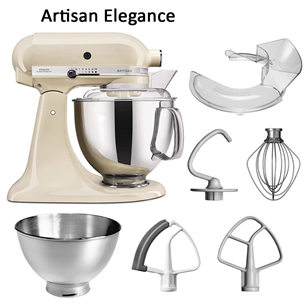 KitchenAid Artisan Elegance, 4,8 л/3 л, 300 Вт, бежевый - Миксер