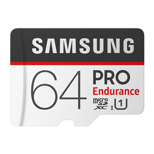 Atminties kortelė Samsung Endurance PRO Micro SDHC 64GB + SD adapteris