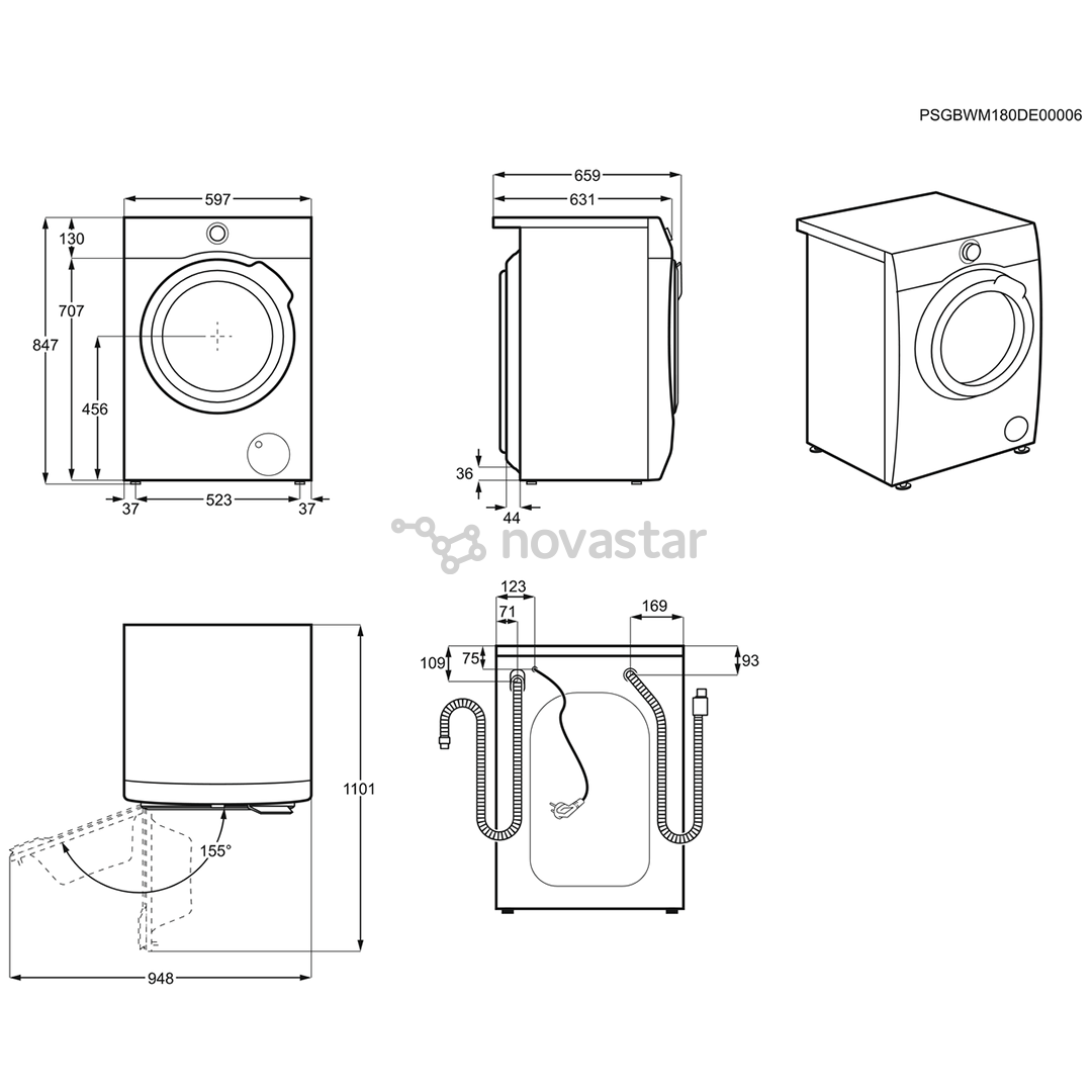 Skalbimo mašina Electrolux EW7F249S