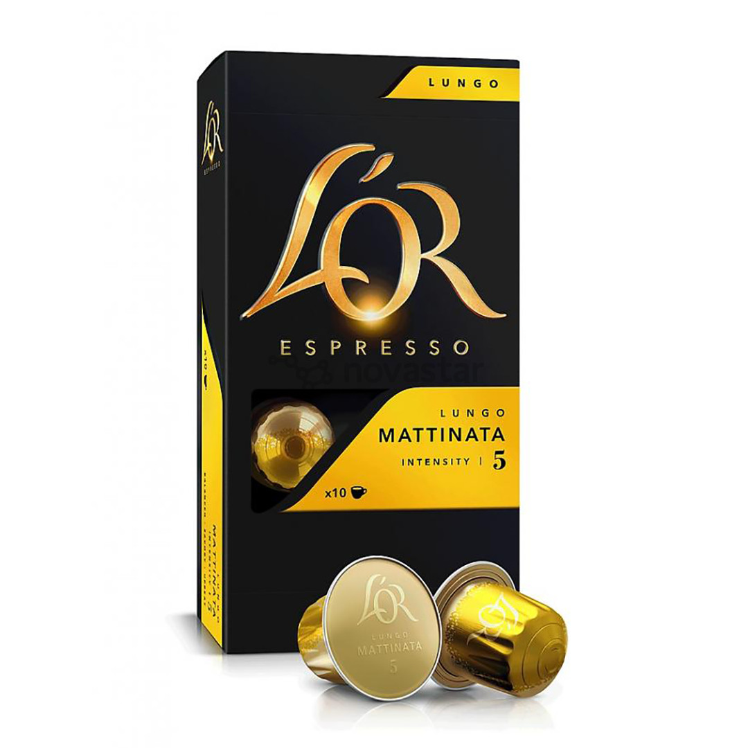 L´OR Lungo Mattinata, 10 portions - Coffee capsules