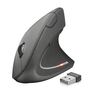 Trust Verto Ergonomic, black - Wireless Optical Mouse