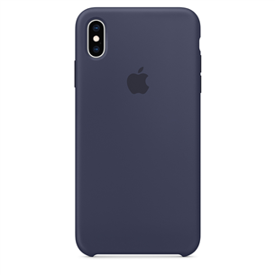 Dėkliukas Apple iPhone XS Max, Silikoninis, Mėlynas