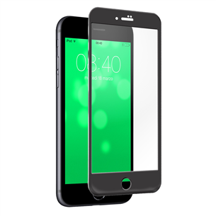 Apsauginis stiklas SBS 4D iPhone 8/7, Juodas TESCREEN4DIP7APK