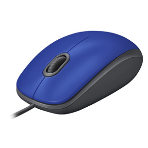 Pelė Logitech M110 Silent, Laidinė, Mėlyna