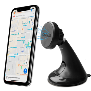 SBS Wide Wind, black - Smartphone car mount