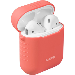 Dėklas Laut Apple AirPods, Silikoninis, Rožinis