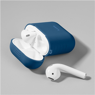 Dėklas Laut Apple AirPods, Silikoninis, Mėlynas