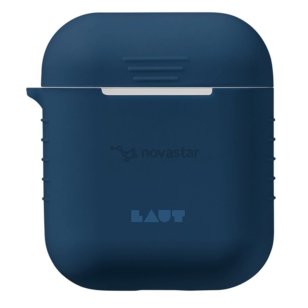 Dėklas Laut Apple AirPods, Silikoninis, Mėlynas