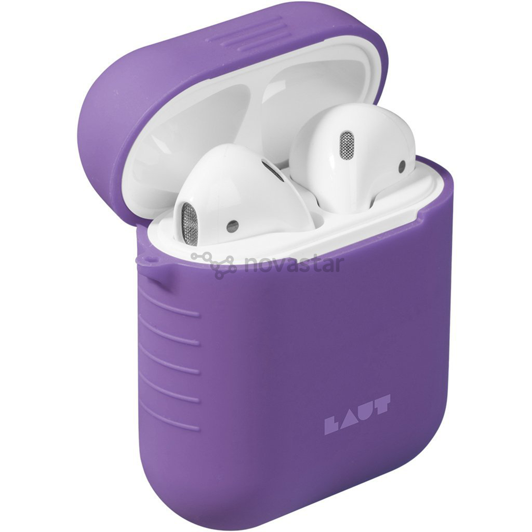 Dėklas Laut Apple AirPods, Silikoninis, Violetinis
