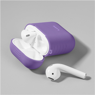 Dėklas Laut Apple AirPods, Silikoninis, Violetinis