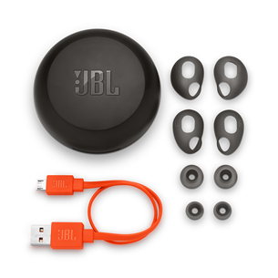 Ausinės JBL Free X, belaidės, Juodos