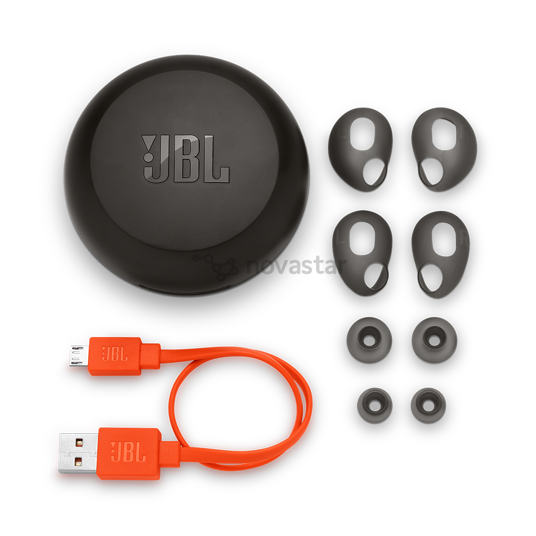 Ausinės JBL Free X, belaidės, Juodos